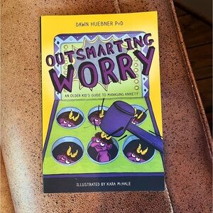 Paperback book “outsmarting worry” by Dawn Huebner PhD new no marks rips tears